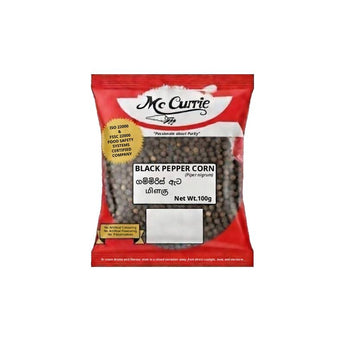 Mc Currie Black Pepper Whole, 100g - Serendip Delights