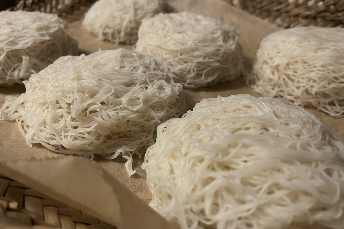 Making String Hoppers Sri Lankan Idiyappam (String Hoppers) Recipe & Serendip Delights