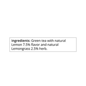 Dilmah Green Tea Bags With Lemongrass & Lemon, 20 Count, Ingredients - Serendip Delights