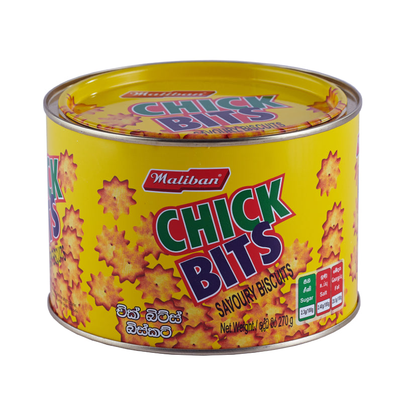 Maliban Chick Bits Biscuits - 270g & Serendip Delights