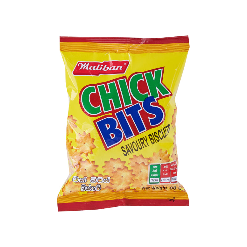 Maliban Chick Bits Biscuits - 80g & Serendip Delights