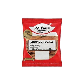 Mc Currie Cinnamon Quills, 50g - Serendip Delights