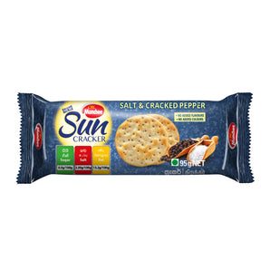 Munchee Sun Cracker Salt and Pepper, 95g - Serendip Delights