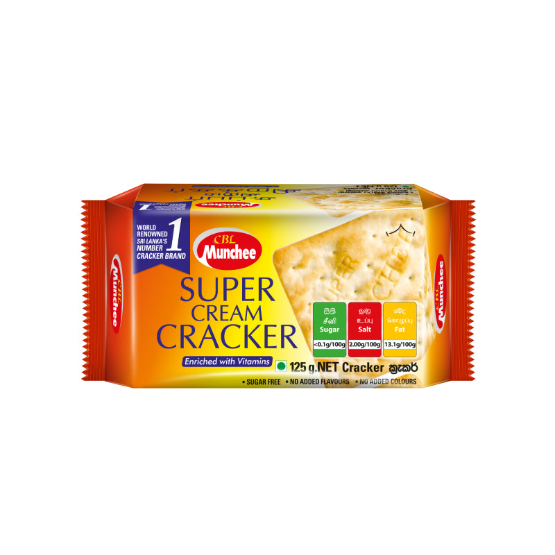 Munchee Label Munchee Super Cream Cracker - 125g & Serendip Delights