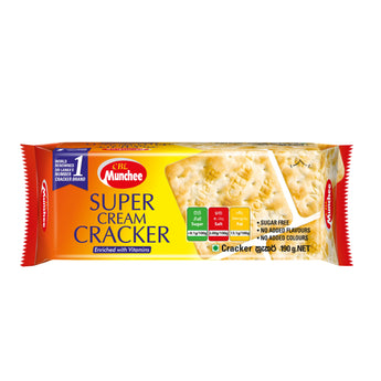 Munchee Super Cream Crackers, 190g - Serendip Delights