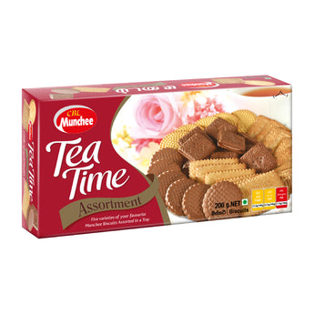 Munchee Tea Time Assortment Cookie Selection, 200g - Serendip Delights